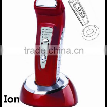 Electric Mini Ionic Photon Ultrasonic Massager Beauty Facial Skin Care Machine POSITIVE ion