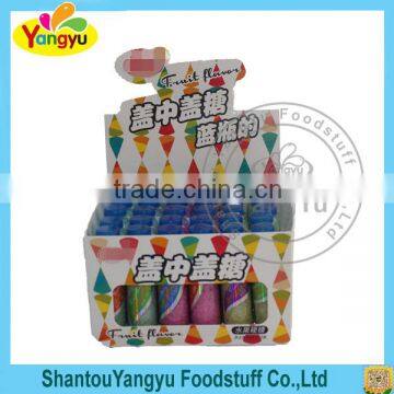 Halal Colorful fruit flavor fristal candy in bottle