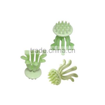 Kawachi mini cute Octopus head massager for hair grow-Green