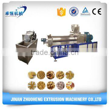 Jinan city making chocolate filled core filling puffed snack food chips machine manufacturers