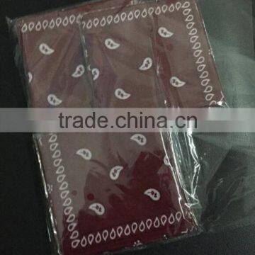 Hot 100% Cotton 22x22" Double Sided Printing Head Wrap Scarf Wristband Bandanas photo-4