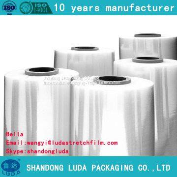 Various Customized Machine LLDPE Packaging Stretch Film Roll Production Process photo-4