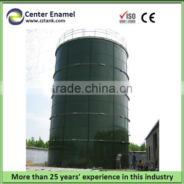 Glass fused to steel corn food storage silos with long service life