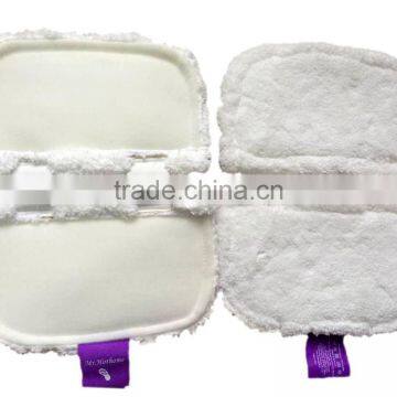 2016 White Steam Mop Pocket Replacement Mop Pad