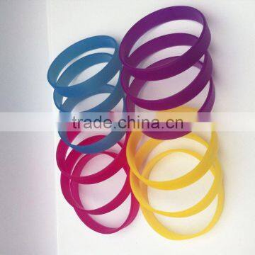 Wholesale custom logo print silicone wristband bracelet