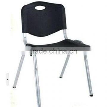 stackable school chair with plastic seat