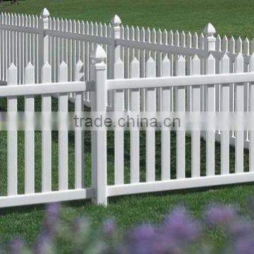 plastic PVC garden fence