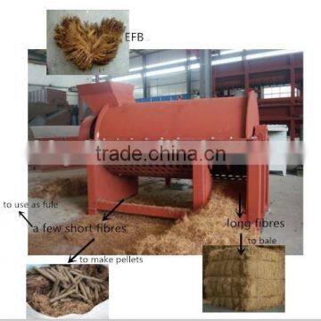 How to make long fibres for making mattress, pulp and papers--fiber extractor exported to Indonesia