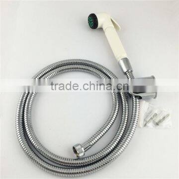 plastic type toile bidet sprayer shattaf heath with stainless steel flexible hose