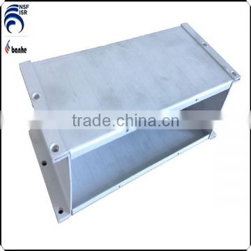 Aluminum transformer box precision made with sand blasting