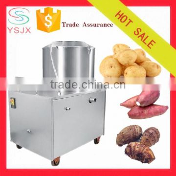 Stainless Steel Electric Potato Cassava Washing And Peeling Machine