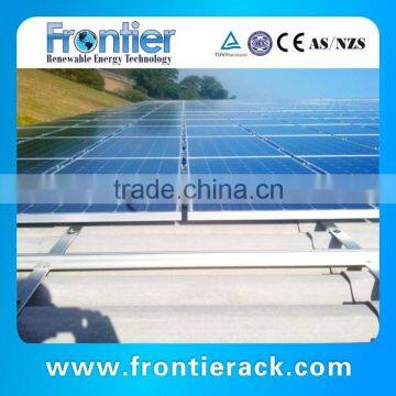 high quality steel structure prevent water leaking rooftop Solar panel mounting system