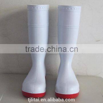 Food factory work shoes pvc safety boots rain boots