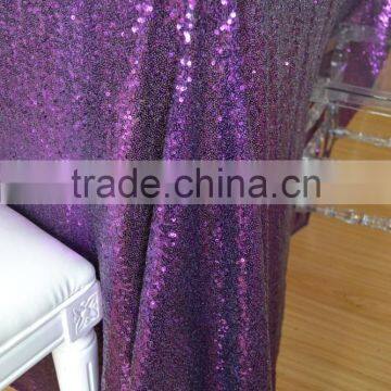 Fancy Wedding Metallic Sequin Table Cloth photo-6