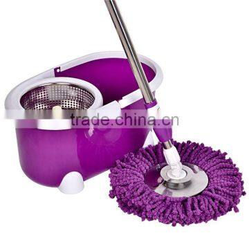 vivinature spin go mop with two heads easy rotation mop