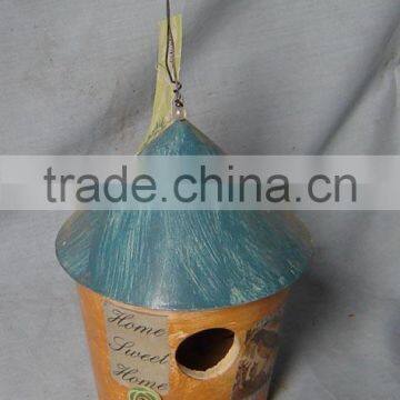 Wood Craft Bird Feeder , Cheap Bird House and Feeders, Wholesale Wood Bird House With Hanging photo-5