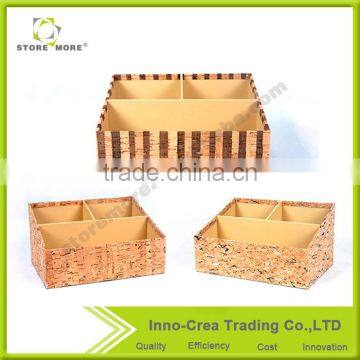 Store More Long Serve Life Wood Desktop Organizer