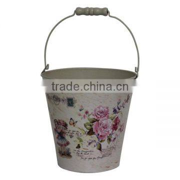 Metal Bucket Planter Metal Pail Planter Metal Flower Pot