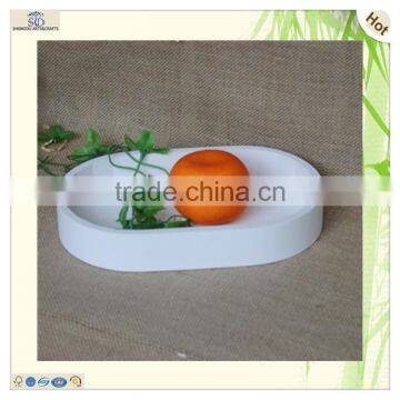 white painted mdf wooden soap tray dish