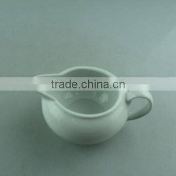 Stock wholesale cheap high white ceramic milk jug