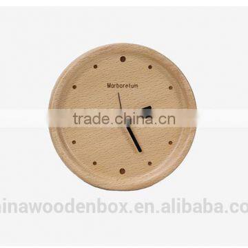 high grade carving custom wooden digital wall clock