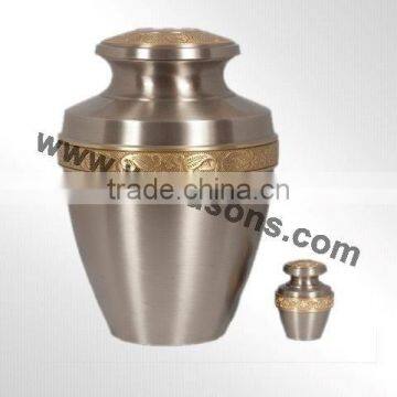 Brass Decorative Urns | Sheet Bronze Cremation Urns | Simple Cremation Urns photo-5