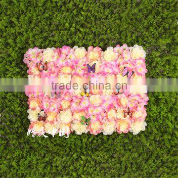 SJ0060039 2017 Hot Sale Artificial Fabric Weeding Flower Wall Indoor photo-2