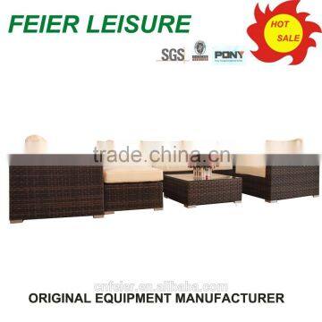 Modern Fashion Design Living Room Rattan Sofa Set photo-4