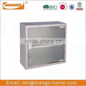 Wall mounted Classic stainless steel bathroom cabinet