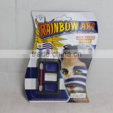 Fans Safe 3 Colors Face Paint With Brush, Customized Football Safety Face Paint With Brush photo-6