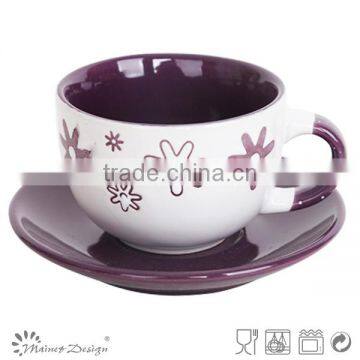 2016 Wholesale Cute Cup&saucer Stoneware Cute Cup and Saucer photo-3