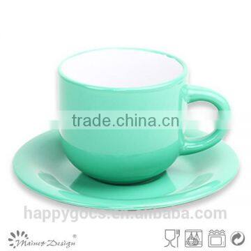 Broad Edge High Quality Bright Glaze Cup and Saucer photo-3