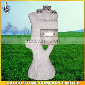 Haobo Stone Natural Stone Post Mail Box