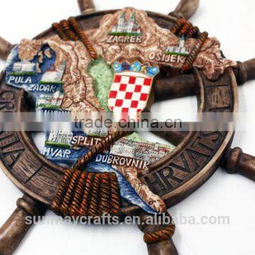Wholesale Custom Polyresin Hrvatska Souvenir Plates for Sale photo-3