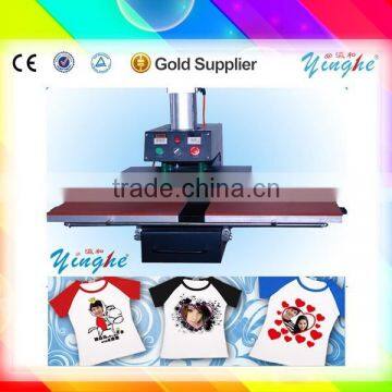 hot sale and automatic double station t-shirt heat press machine with warranty