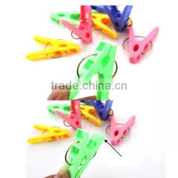 Cheaper Plastic clothes peg hanger and clip clothes hangers