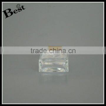 Cosmetic Packaging High Quality 100ml Rectangular Glass Bottle Gold Meta Cap Perfume Clear Bottle Glass China Suppliers photo-3