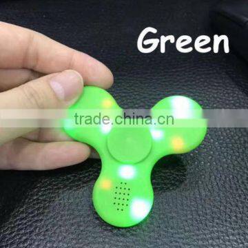 2017 Hot Tri Fidget LED Hand Spinner With Wireless Bluetooth Speaker Stress Reducer photo-6