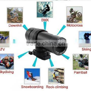 2016 New Waterproof Extreme Action Sport Camera AT19 Camera Action sport Helmet DVR Video DV Outdoor Helmet Bicycle Camcorder