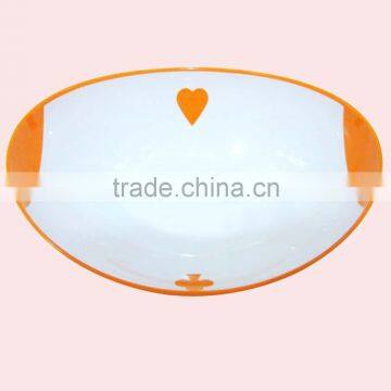 Hot Selling Plastic Oval/Egg Shape Salad Bowl photo-6