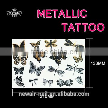 NEWAIR Butterfly temporary metallic flash temporary tattoo