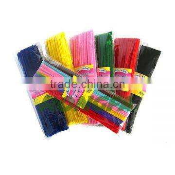 5mm x 30cm x 100pcs per Bag High Quality Chenille Stem For Education photo-2