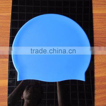 Wholesale Low Price Customized Waterproof Silicone Adult Swimming Cap photo-2