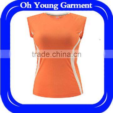 2017 wholesale lady cheap tshirt,sports t shirt and dry fit t shirt