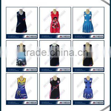 Custom Design lycra netball dresses netball uniforms, netball dresses