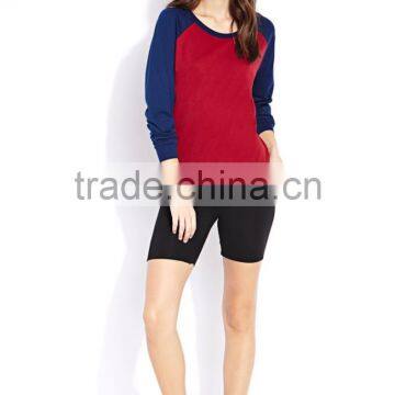Guangzhou Manufacturer OEM Raglan Sleeve Plain Sweatshirts Women Clothing photo-2