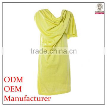 new arrival best quality fashion single shoulder dress for small quantity clothing