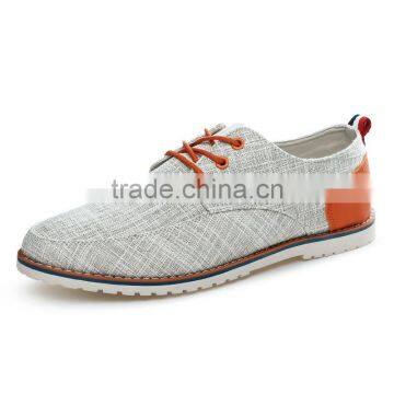 china brand fashion linen casual shoes for men, adults casual canvas shoes sample high quality for male