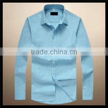 china supplier premium quality light blue latest casual shirts designs for men