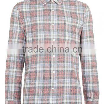 100% Cotton Check Long Sleeve Casual Shirt photo-5